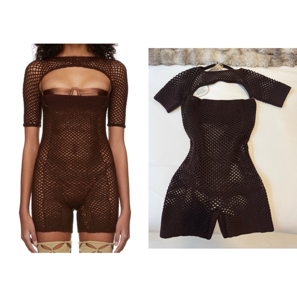 ISA BOULDER SSENSE EXCLUSIVE BROWN JUMPSUIT